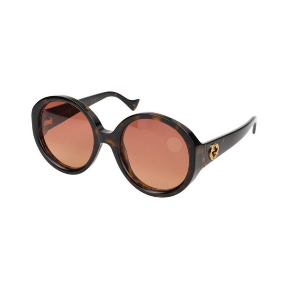 Gucci Sunglasses Gg1256s 002 Havana Havana Red 56/23/145 - NWT main image 4